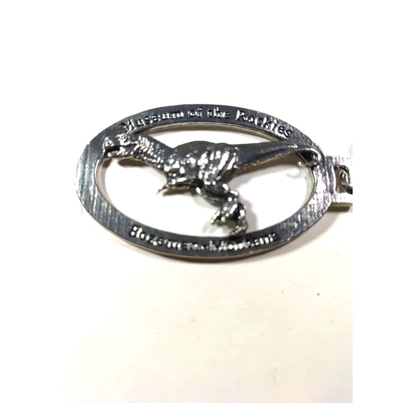 Museum Of The Rockies Bozeman Montana Keychain Dinosaur - Picture 3 of 5